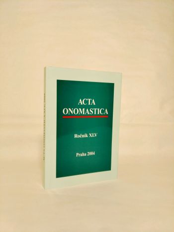 Acta onomastica 2004