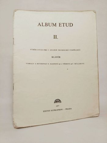 Album etud II - Klavír