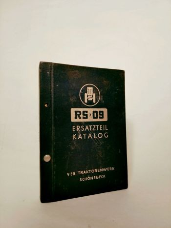 RS-09 - Ersatzteil-katalog für den Geräteträger - 1963 - VEB Traktorenwerk Schönebeck