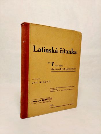 Latinská čítanka pre V. triedu slovenských gymnázií